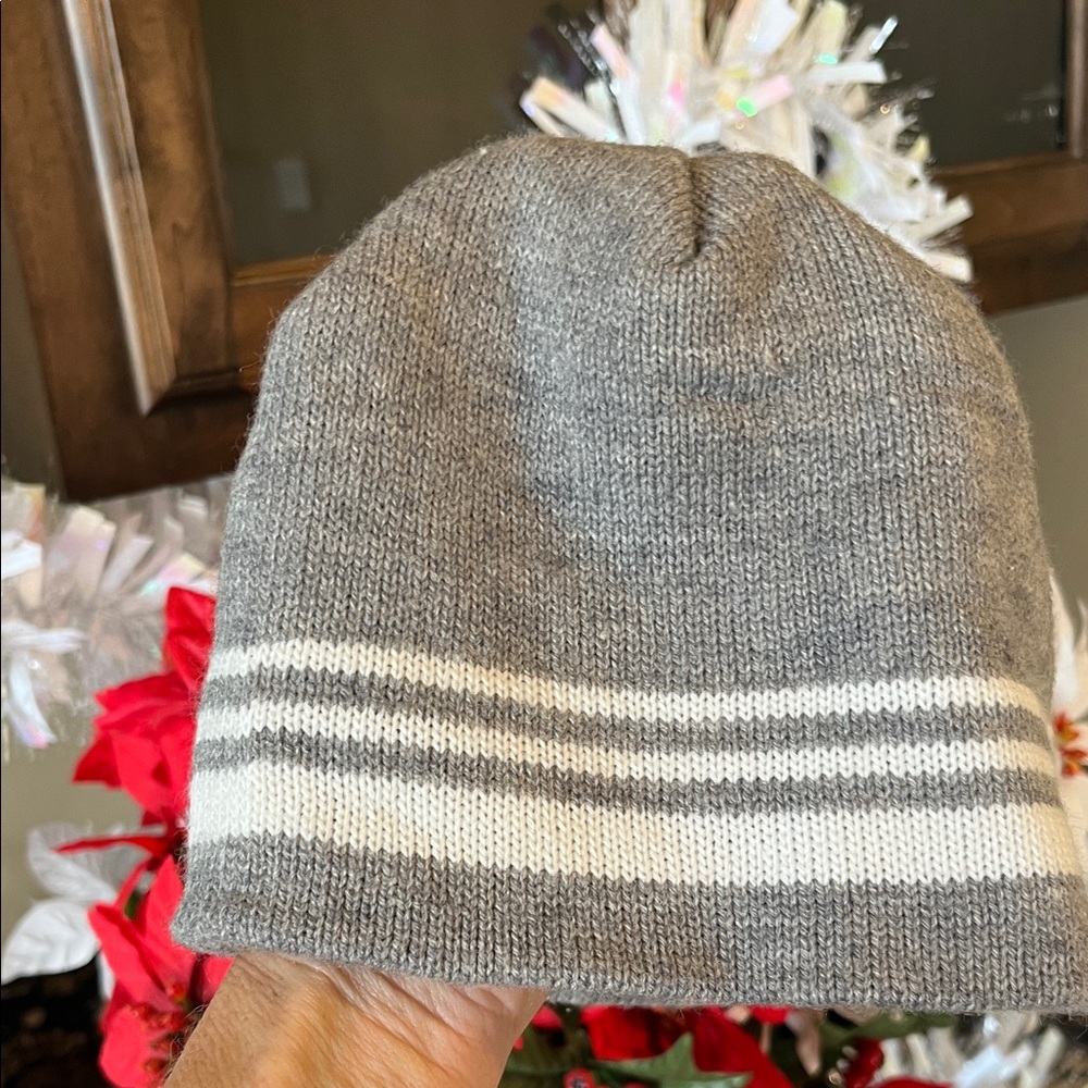 Light Gray Beanie Winter Boys Girls Women